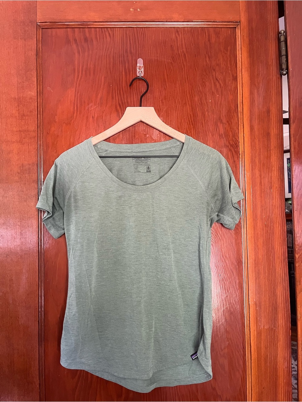 Patagonia Women's Lightweight Sage Green Short-Sleeve Tee